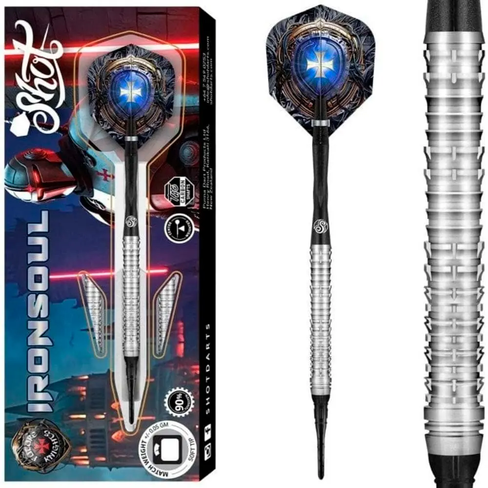 Dardos Shot Future Knights Ironsoul SH- 90% Tungsteno 20g Profesionales vista 5