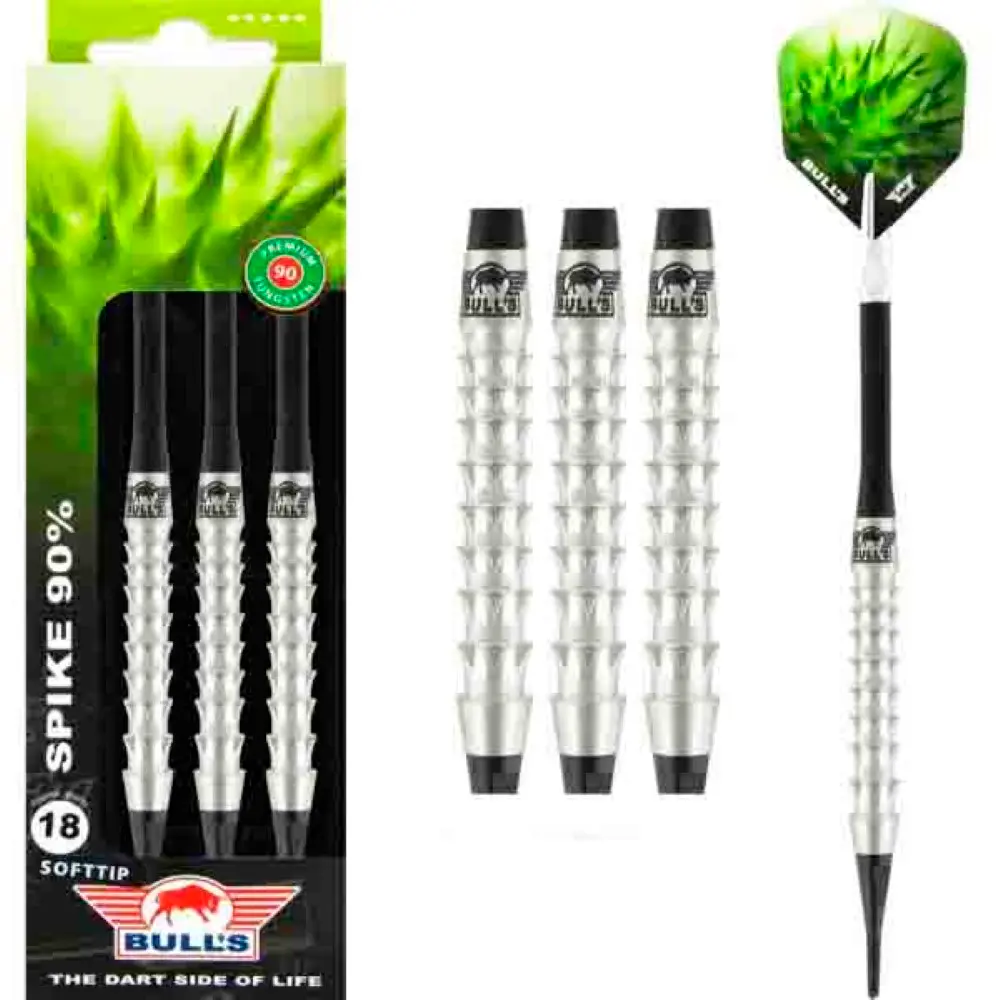 Dardos Bulls Darts Spike 90% Tungsteno 18g Profesionales vista 3