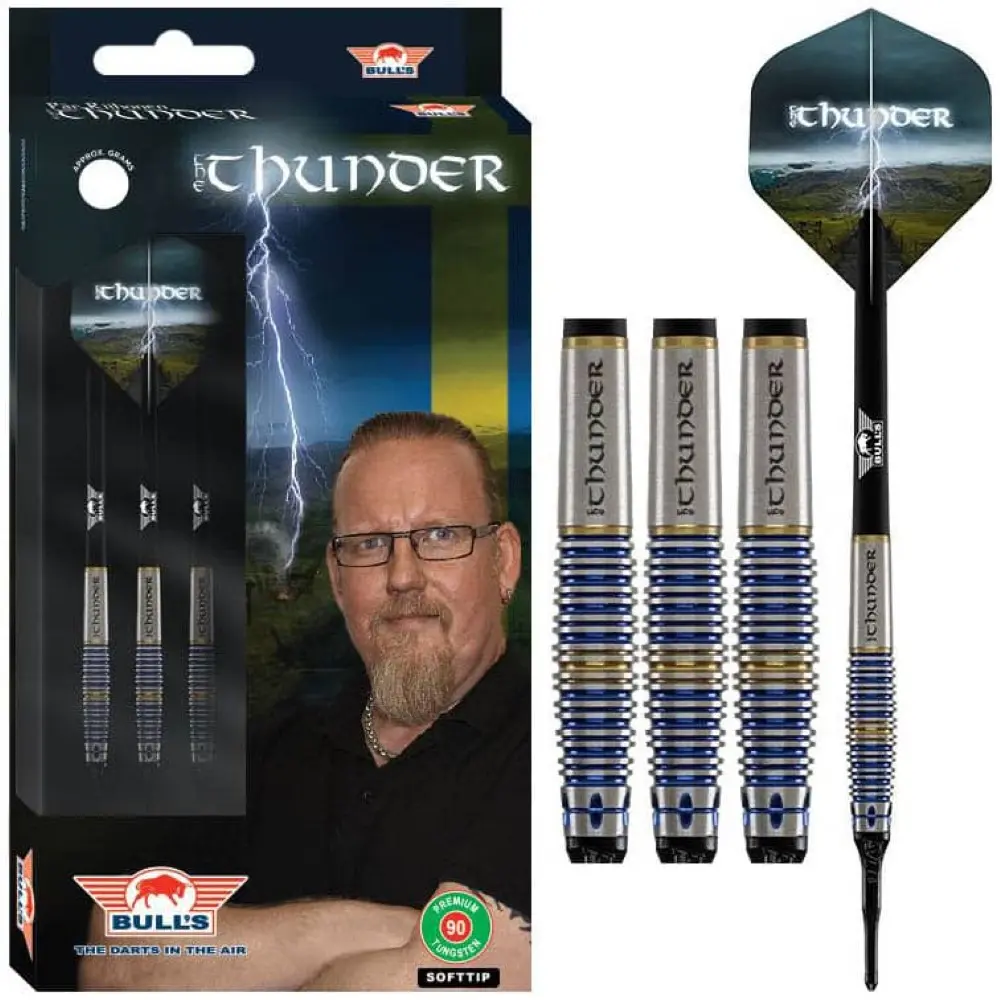 Dardos Bulls Darts The Thunder 90% Tungsteno 20g Profesionales vista 4