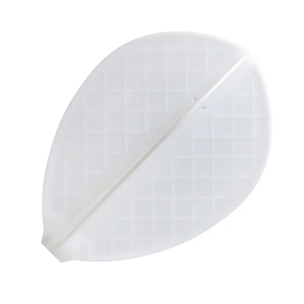 Plumas Cosmo Darts Flights Flight Pro D-3 White vista 2