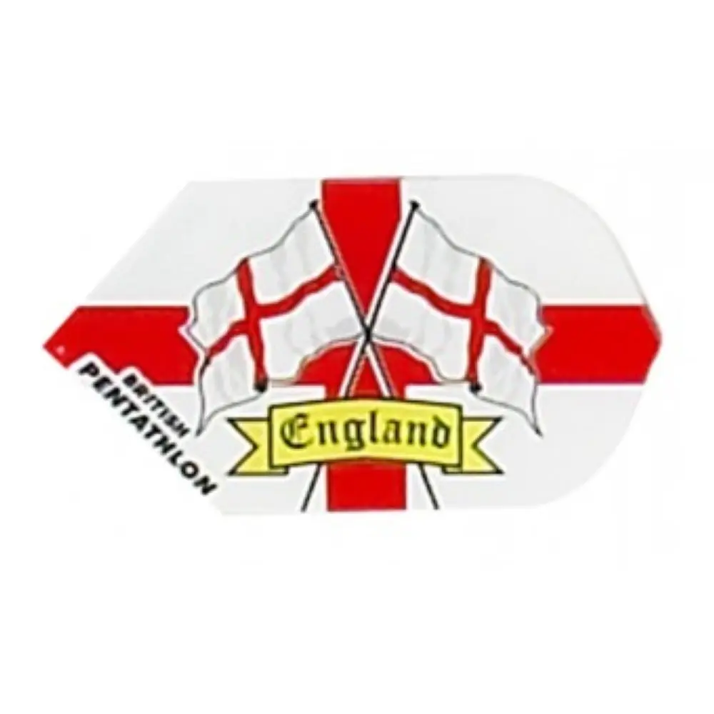 Plumas Pentathlon Slim Bandera Inglaterra2472 vista 2