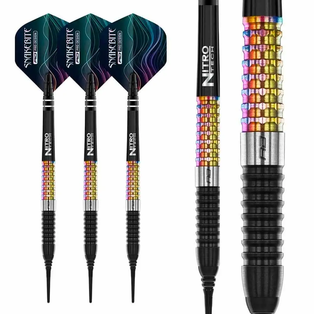 Dardos Red Dragon Snakebite Peter Wright Corra 90% Tungsteno 20g Profesionales vista 3