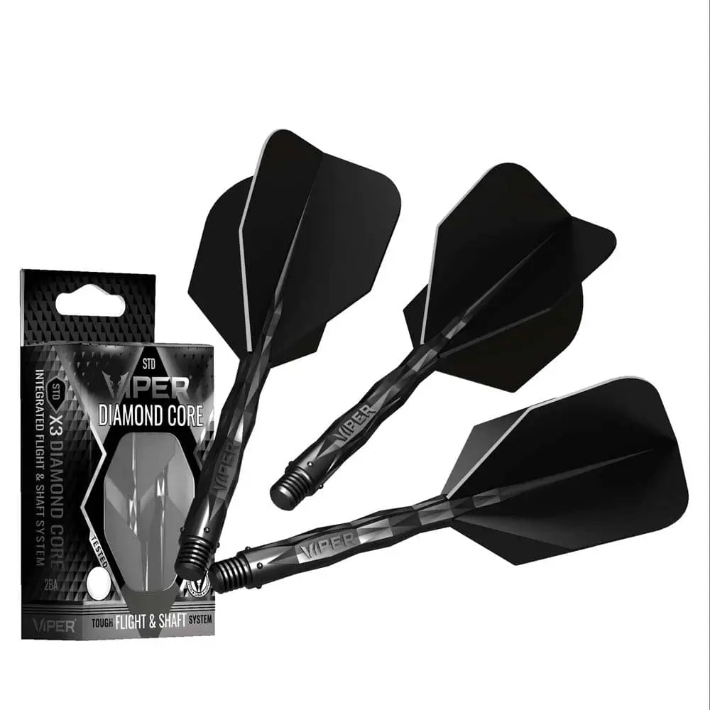 Plumas Viper Diamond Core Standard Negro Larga 73mm35-5330-01 vista 3