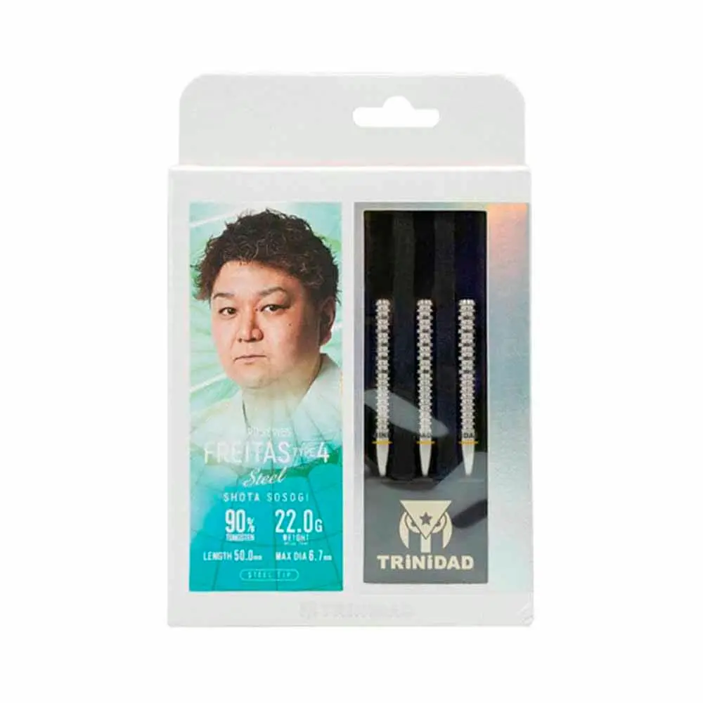 Dardos Trinidad Darts Freitas Tipo 4 Lin Xiangtai Steel 22gr 90% vista 3