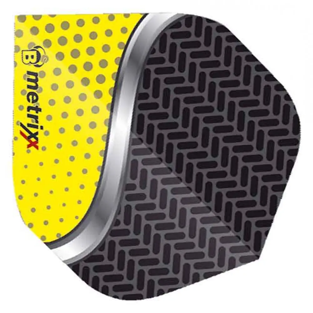 Plumas Bulls Darts DE Metrixx Standard Yellow50103 vista 2