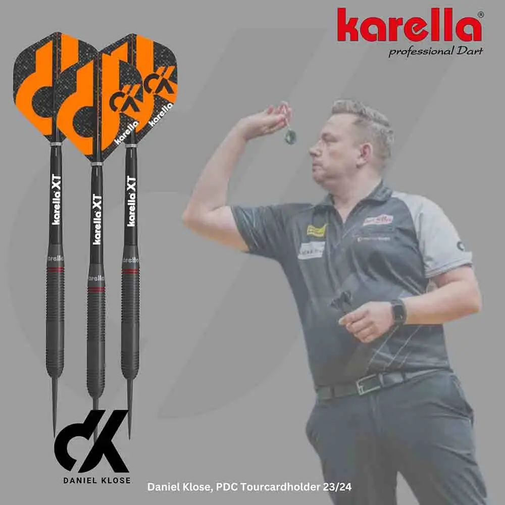 Dardos Karella Daniel Klose 02 90% Tungsteno 21g Profesionales vista 6