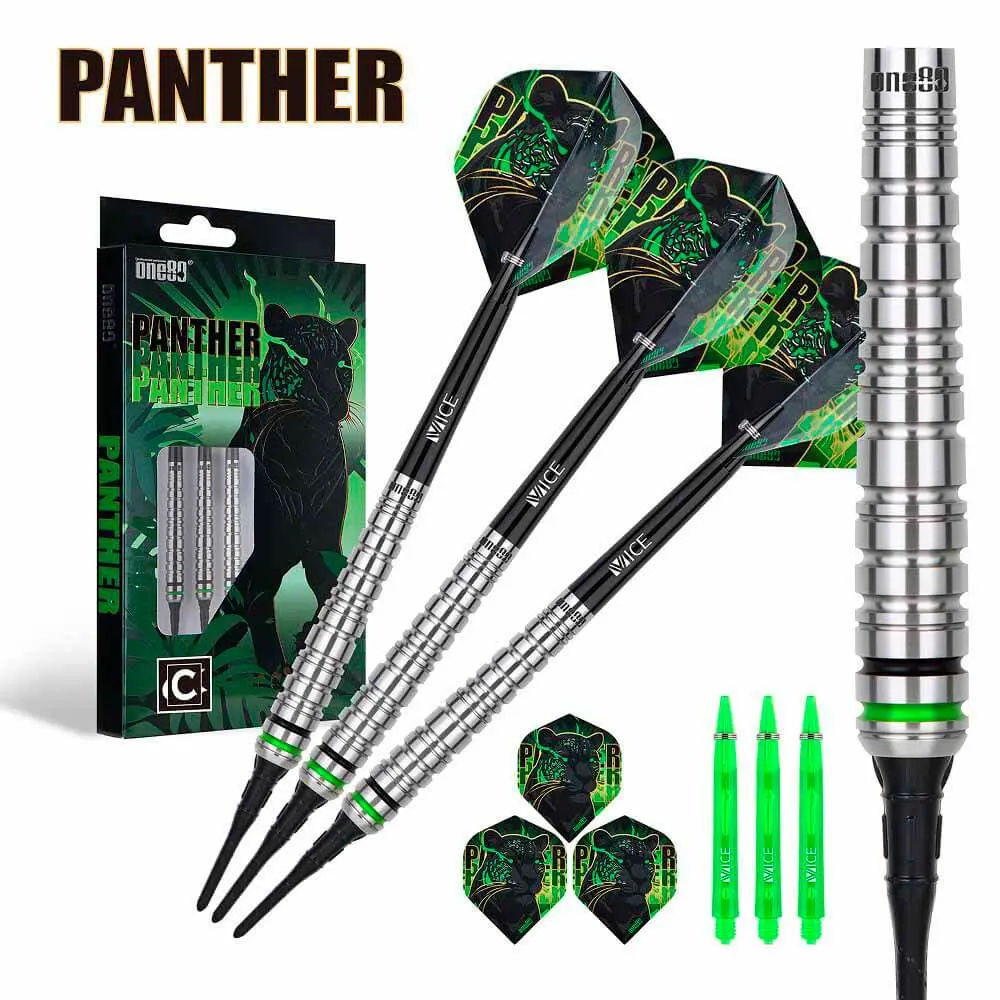 Dardos One80 Panther C P.Plastico 80% Tungsteno 20g Alto Rendimiento vista 2