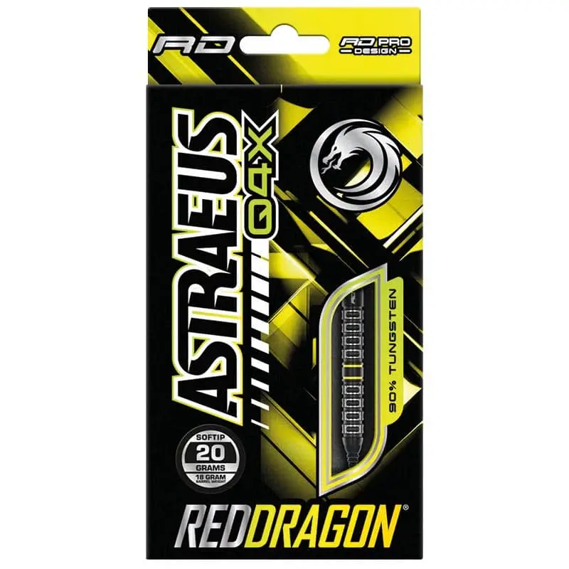 Dardos Red Dragon Astraeus Soft Q4X Parallel 90% Tungsteno 18g Profesionales vista 4