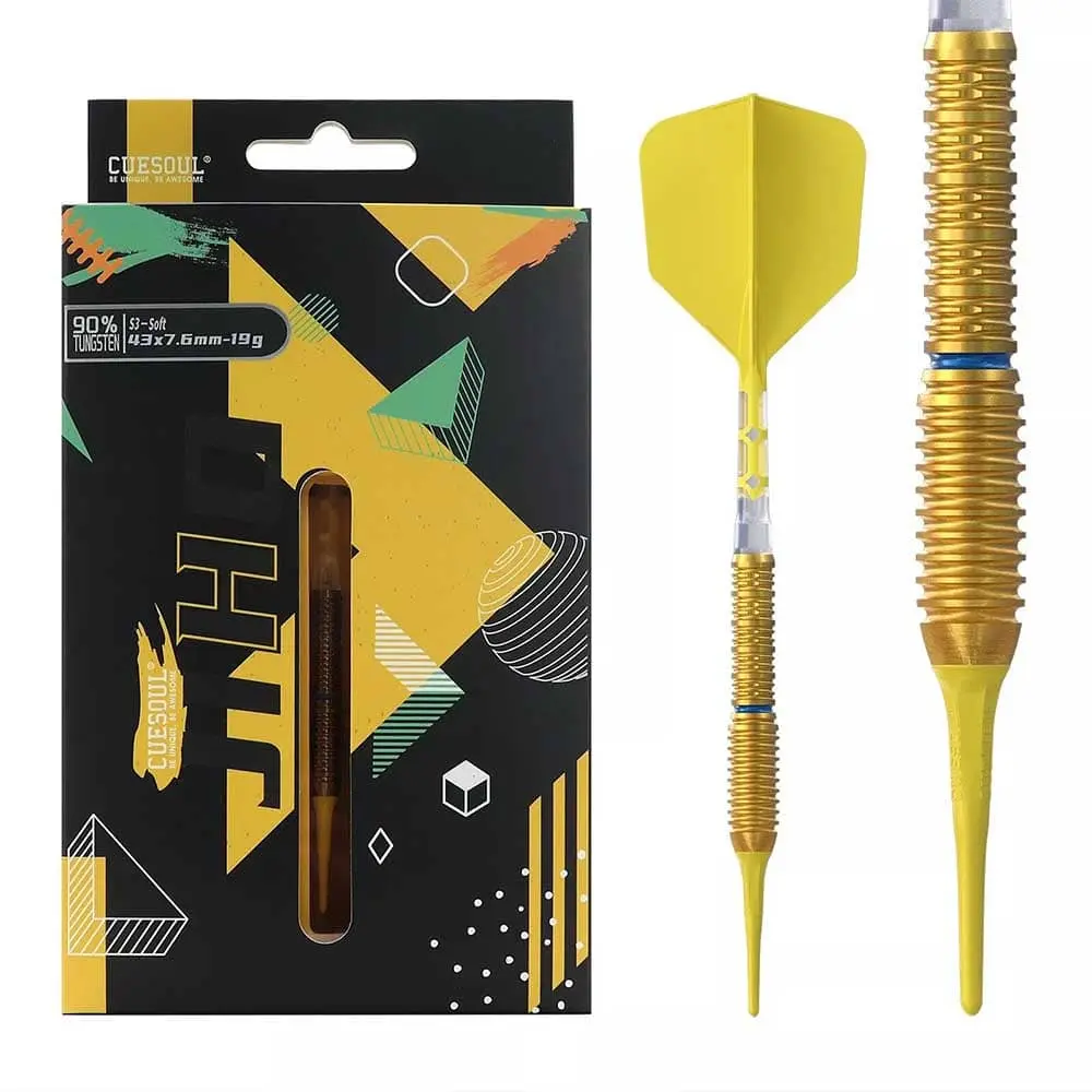 Dardos Cuesoul Jiho S3 Soft tip 90% Tungsteno 21g Profesionales