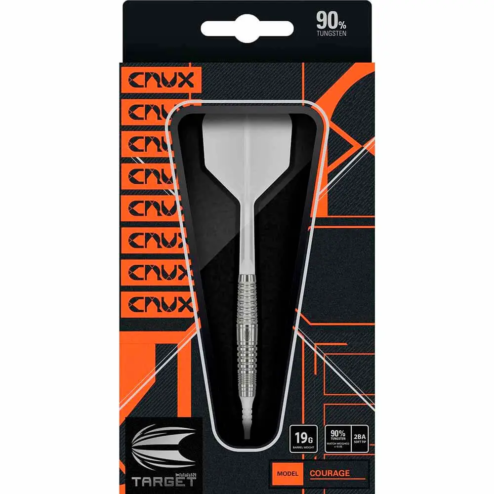 Dardos Target Crux Jpn Courage 90% Tungsteno 19g Profesionales vista 4