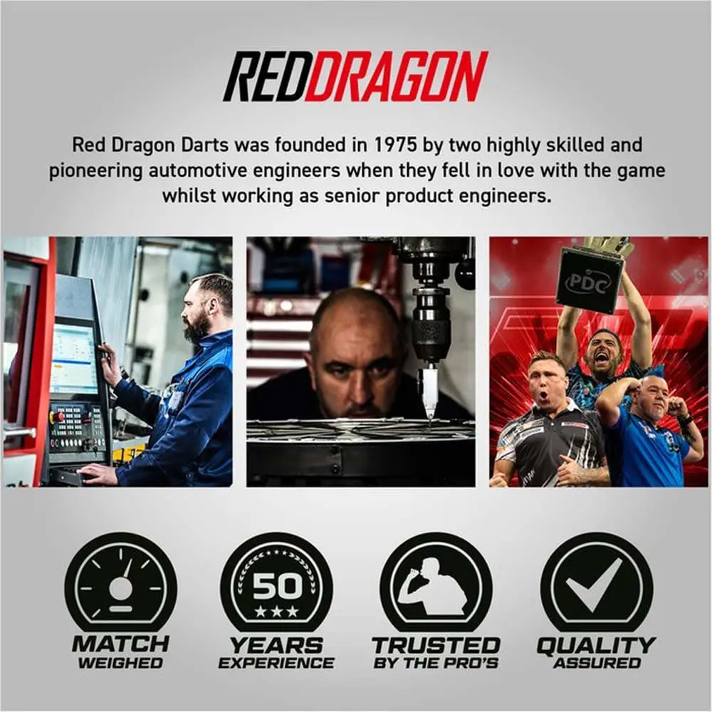 Dardos Red Dragon Shockwaves 90% 26g vista 3