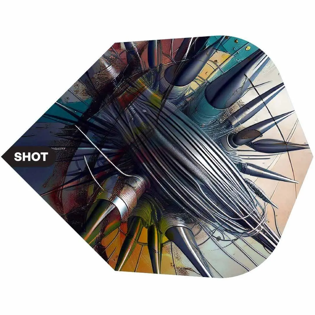 Plumas Shot Darts Gnarly Rippah ShapeSH-SF5504 vista 2