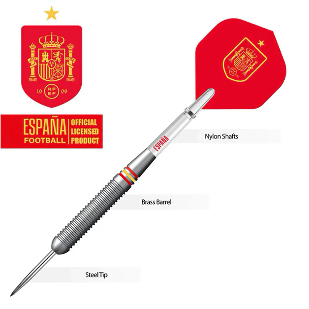 Dardos Licencia oficial de fútbol España Latón 22gD1426 vista 4