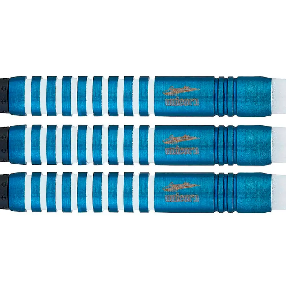 Dardos Unicorn Gary Anderson Blue Silver Star 80% Tungsteno 17g Alto Rendimiento vista 3