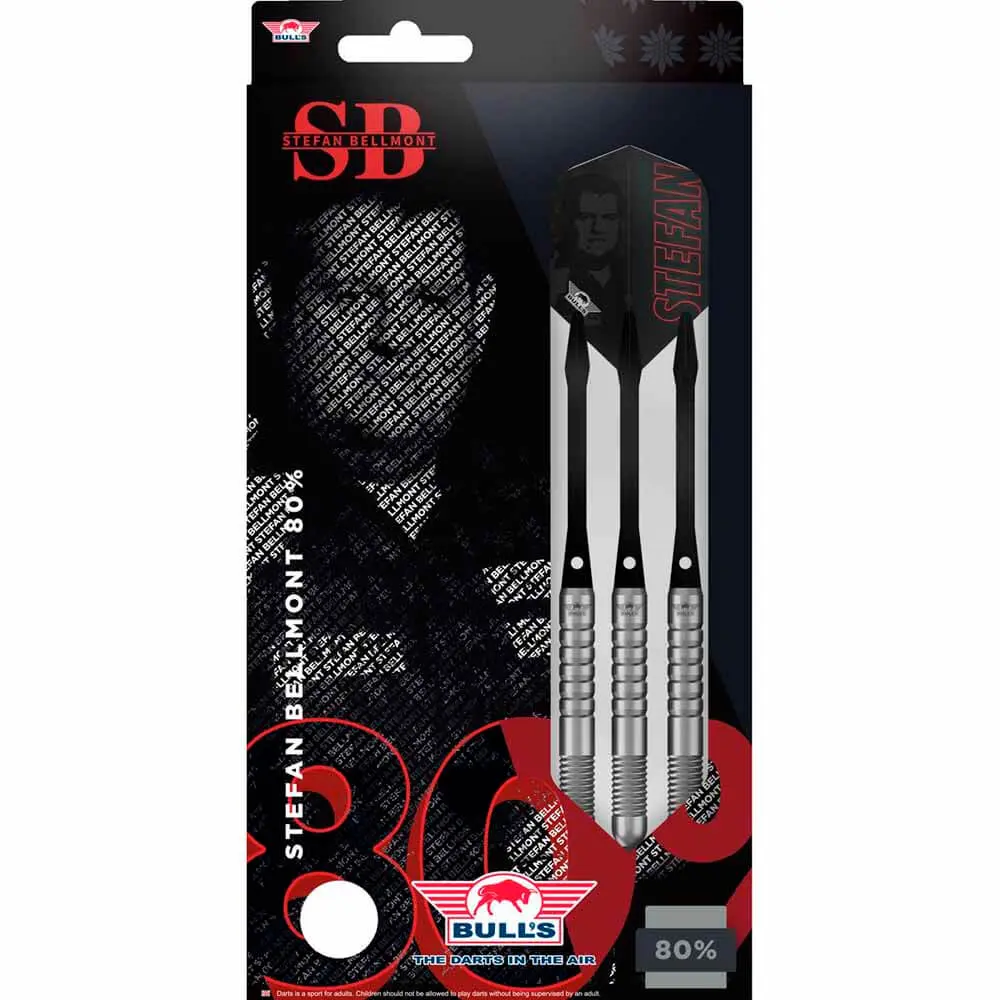 Dardos Bulls Darts Stefan Bellmont P.Plastico 80% Tungsteno 18g Alto Rendimiento vista 5