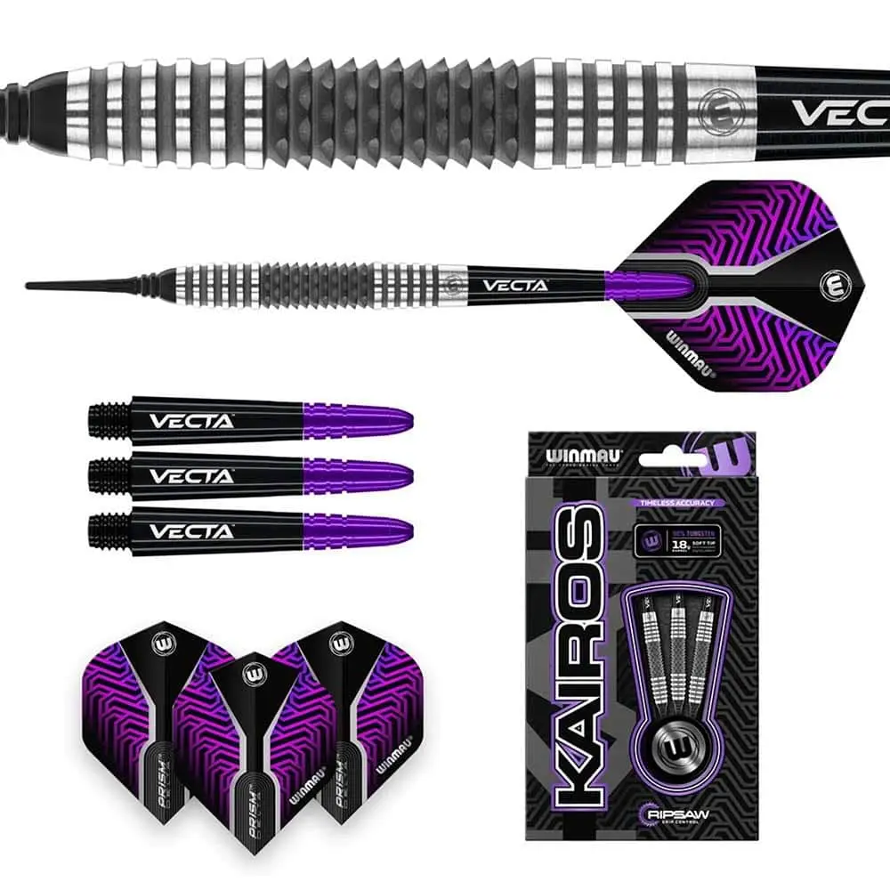 Dardos Winmau Kairos 1 Bomb 20 90% Tungsteno 20g Profesionales vista 5