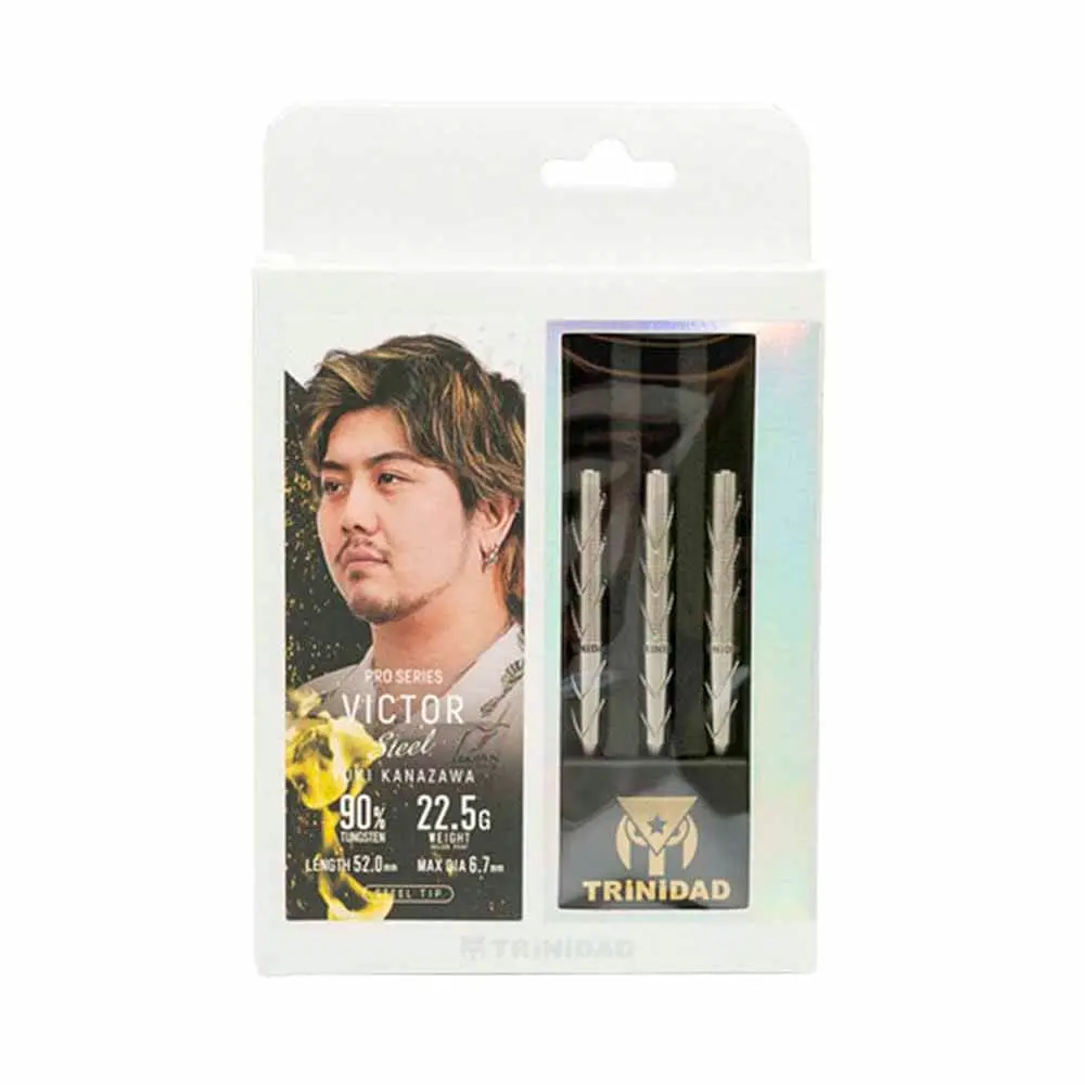 Dardos Trinidad Darts Pro Víctor Kanazawa Yuki Steel 22gr 90% vista 3
