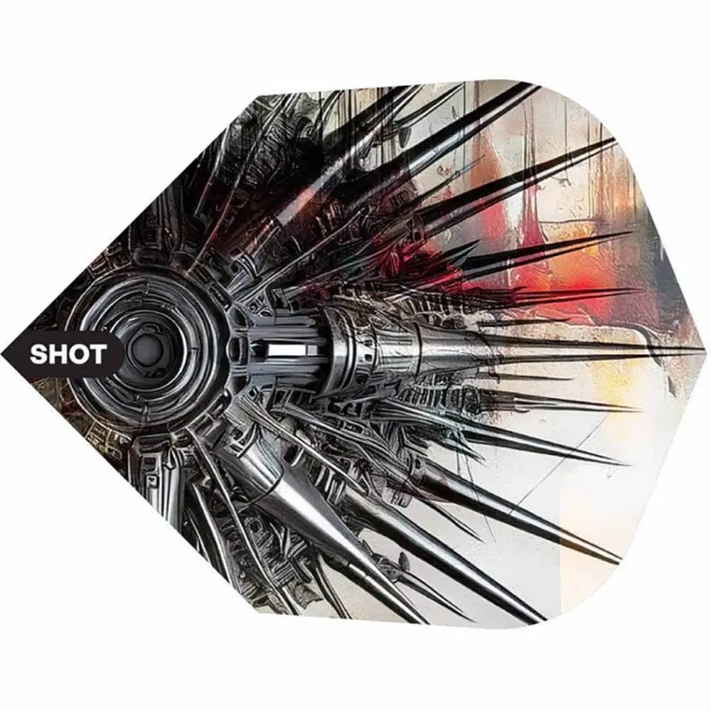 Plumas Shot Darts Gnarly Smasha NO6SH-SF5525 vista 2