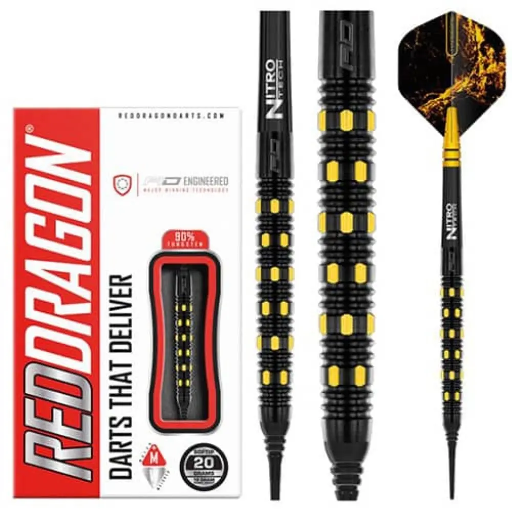 Dardos Red Dragon Nirvana 90% Tungsteno 20g Profesionales vista 3