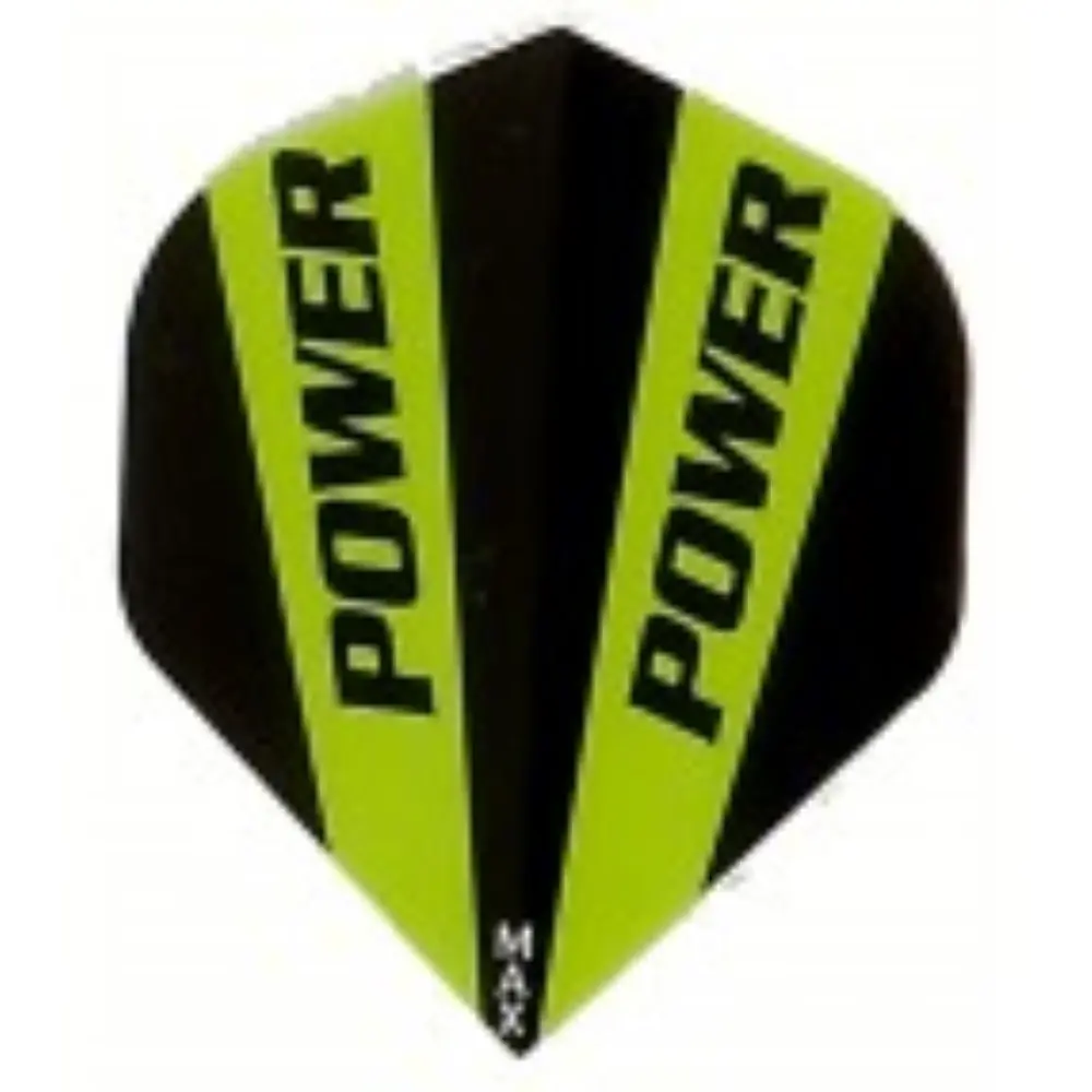 Plumas Power Max Standard Logo Negra/VerdePX-110