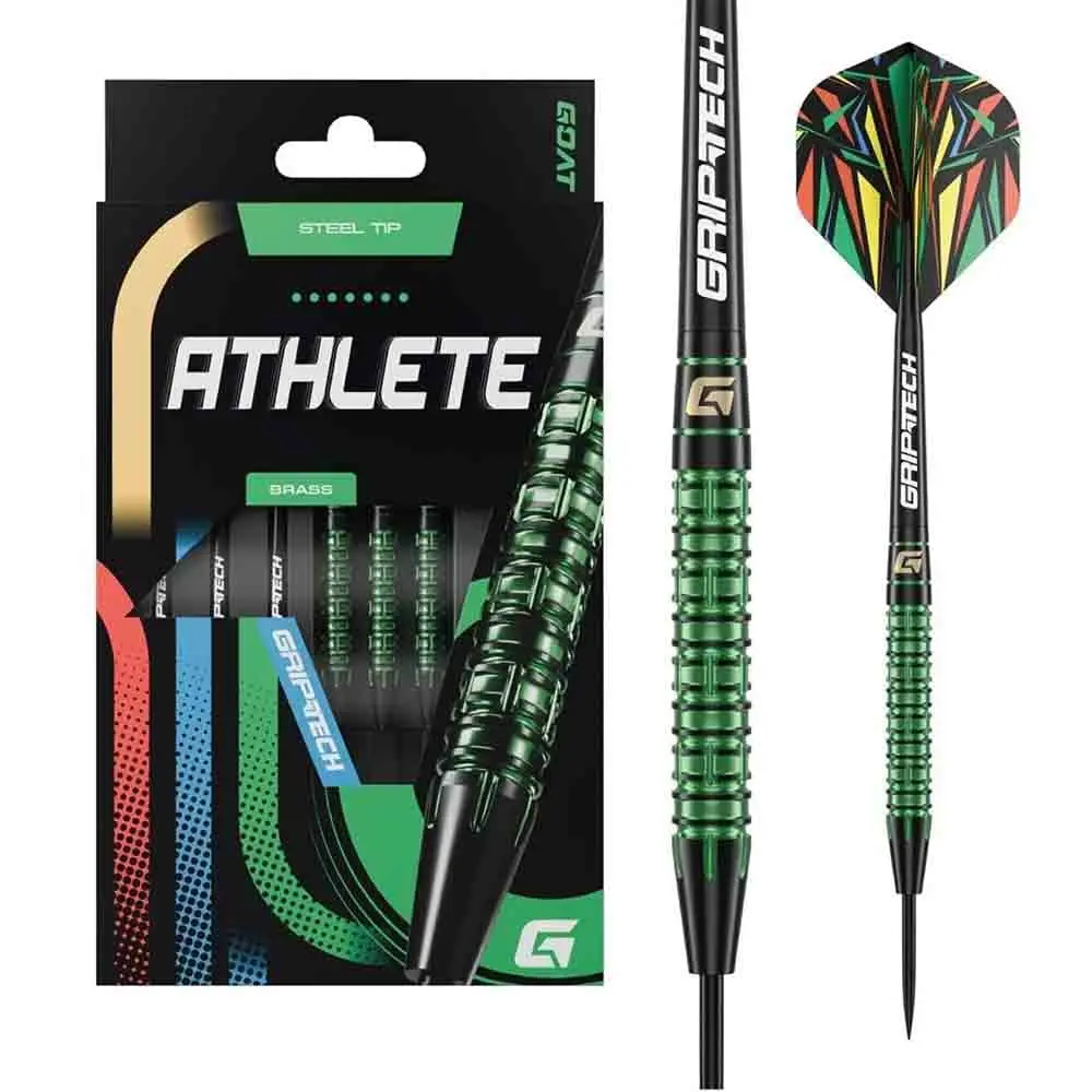 Dardos GOAT Athlete Green Steel Latón 10g vista 4