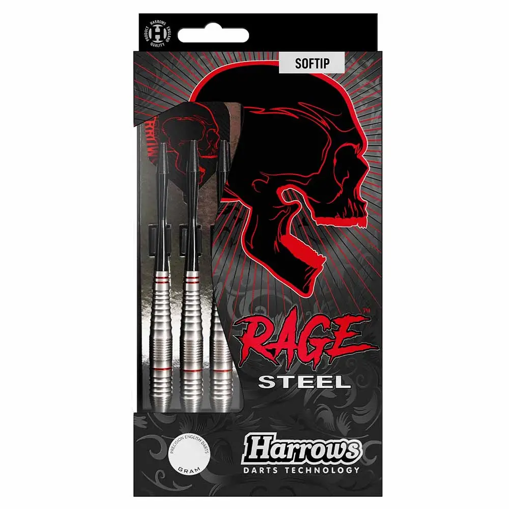 Dardos Harrows Darts Rage 90% Tungsteno 18g Profesionales vista 2