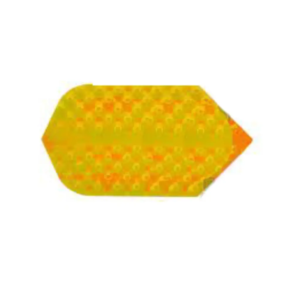 Plumas Iridescent Embossed Slim Amarilla vista 3
