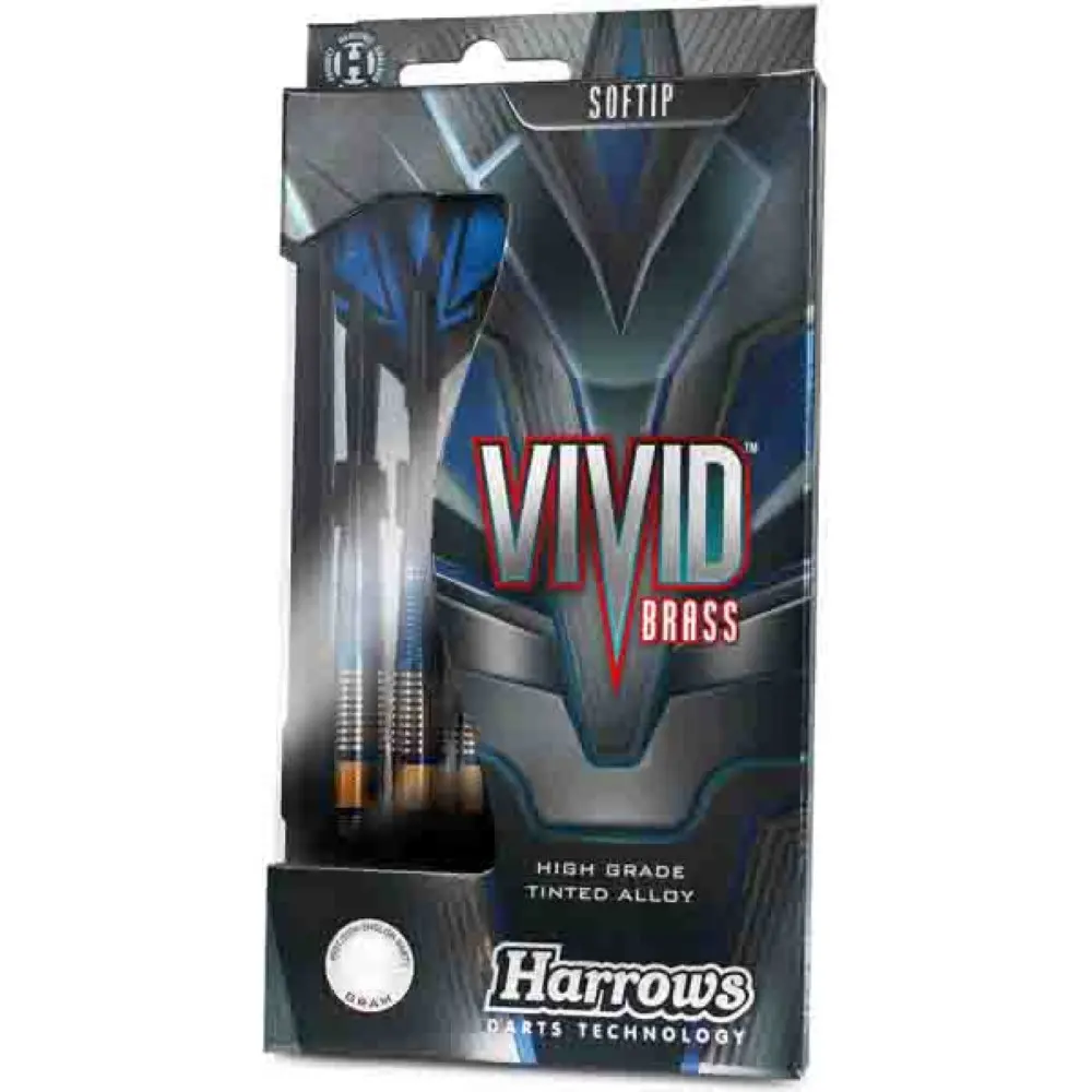 Dardos Harrows Darts Vivid Brass Black Latón 18g Iniciación vista 3