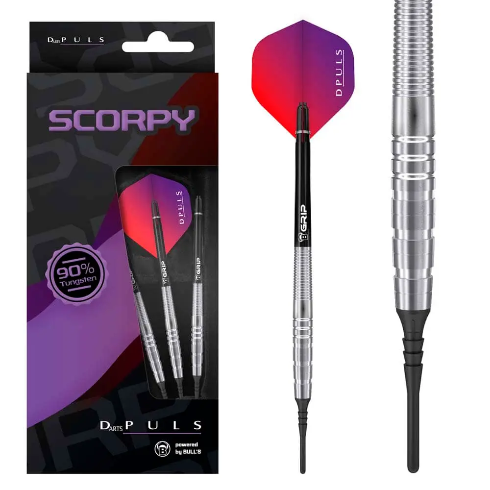 Dardos Bulls DE DPuls Scorpy 90% Tungsteno 20g Profesionales vista 3