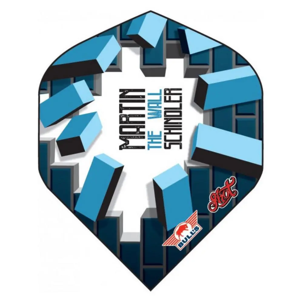 Plumas Bulls Darts Powerflite M. Shindler Brick Break50846