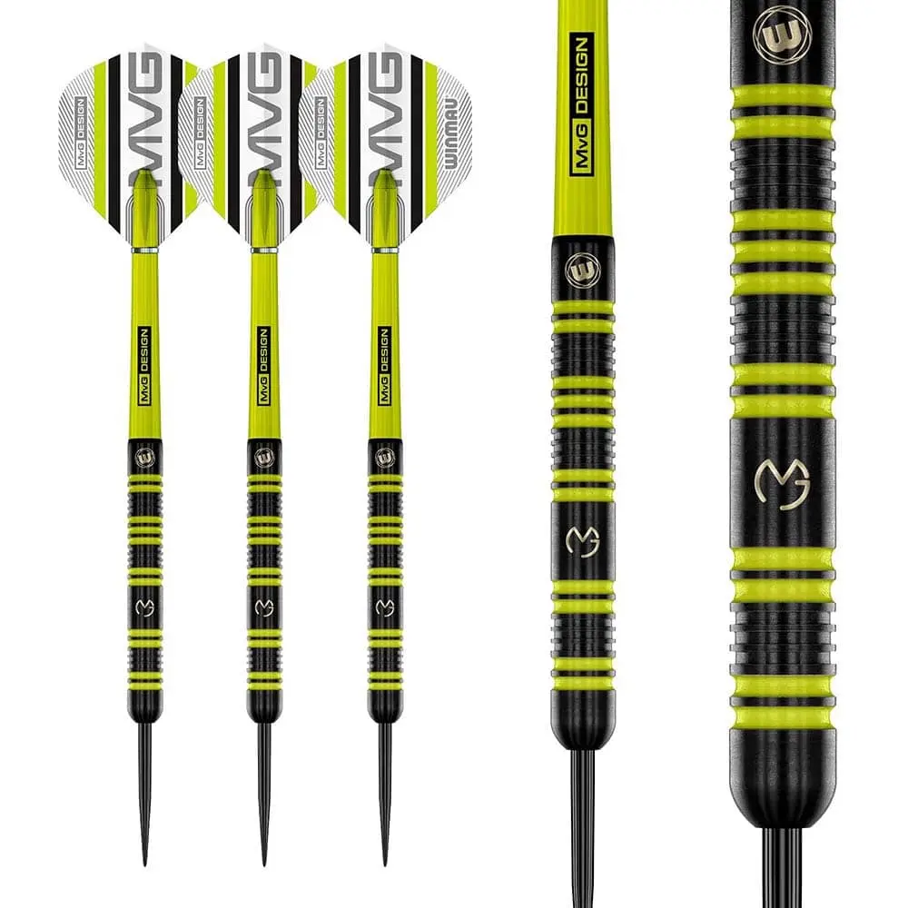 Dardos Winmau Michael Van Gerwen Pro Series MvG 85% 25g.25 vista 2