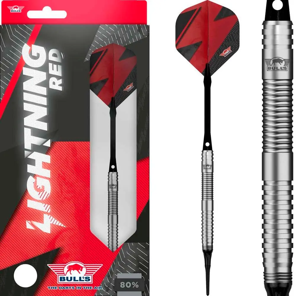 Dardos Bulls DE Lightning Red 80% Tungsteno 21g Alto Rendimiento vista 6