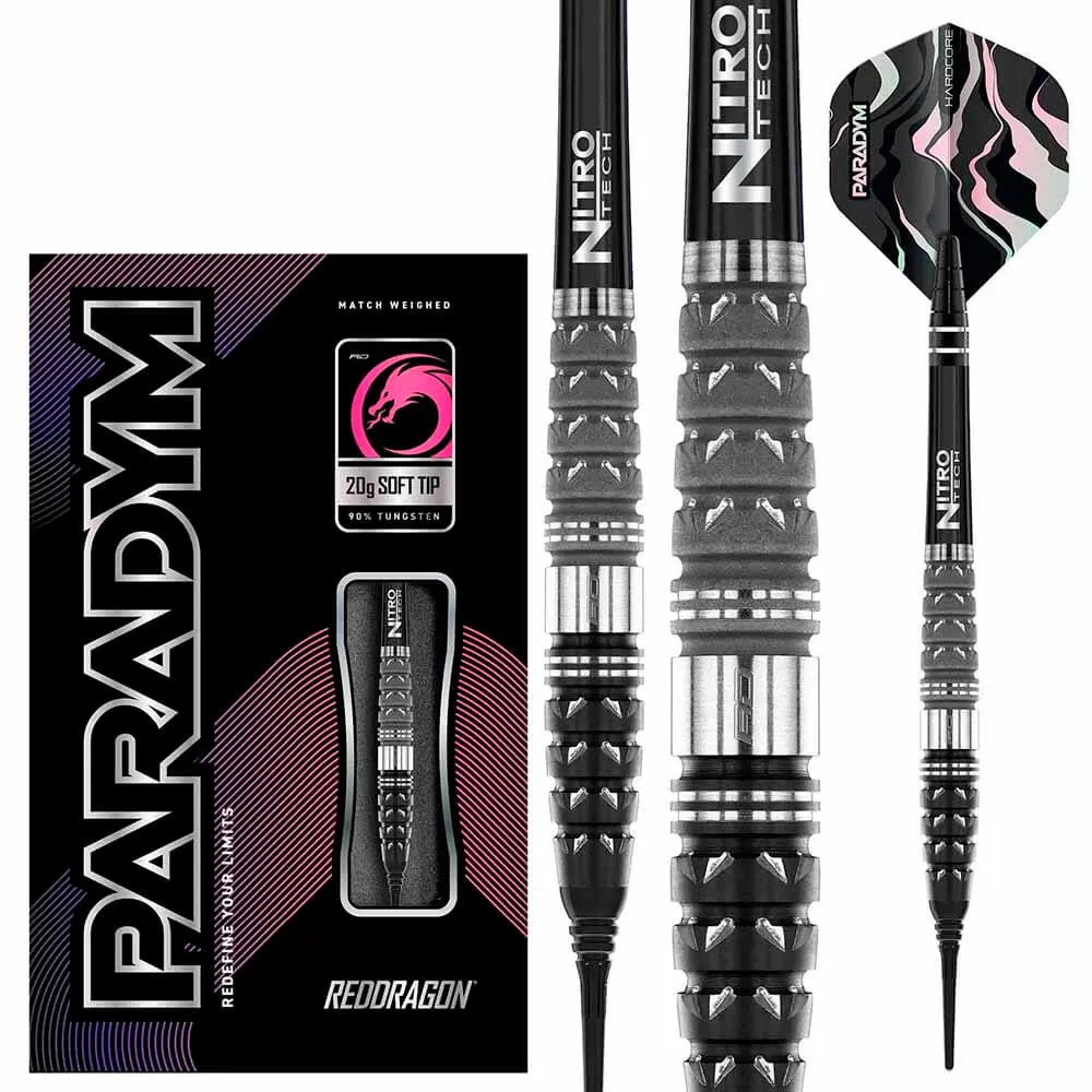 Dardos Red Dragon Paradym Torpedo 90% Tungsteno 20g Profesionales vista 4