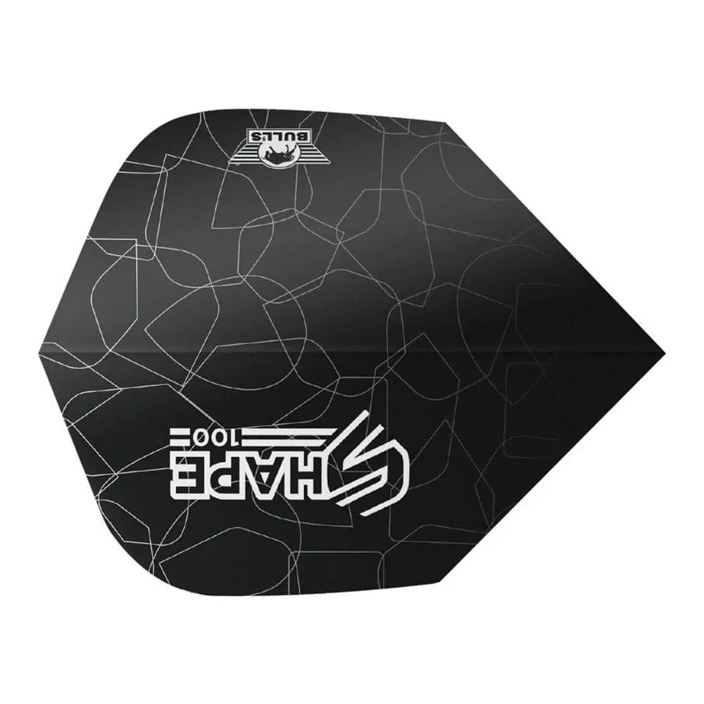 Plumas Bulls Darts Shape 100 Black ShapeBU-50935 vista 3