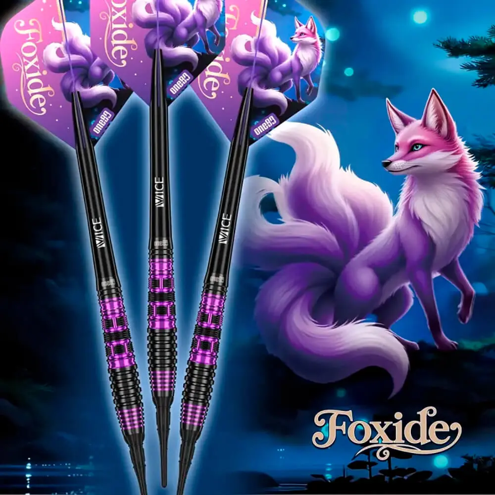 Dardos One80 Foxide F2 Softtip 90% Tungsteno 20g Profesionales vista 4