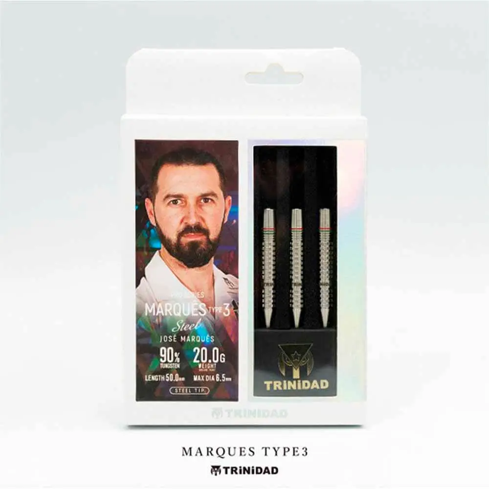 Dardos Trinidad Darts PRO Marques Type3 Jose Marques Steel 20gr 90% vista 3