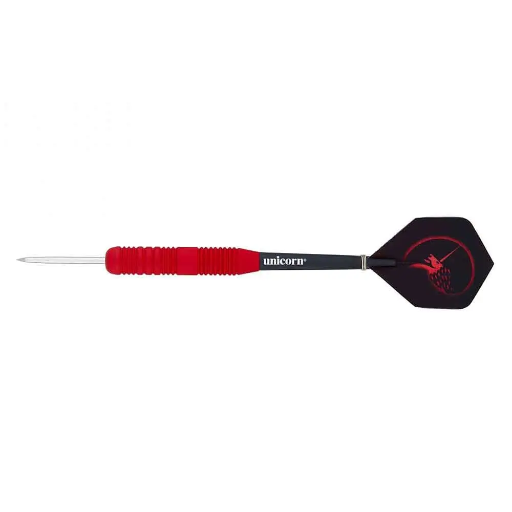 Dardos Unicorn Rubberised Red 25gr Latón8655