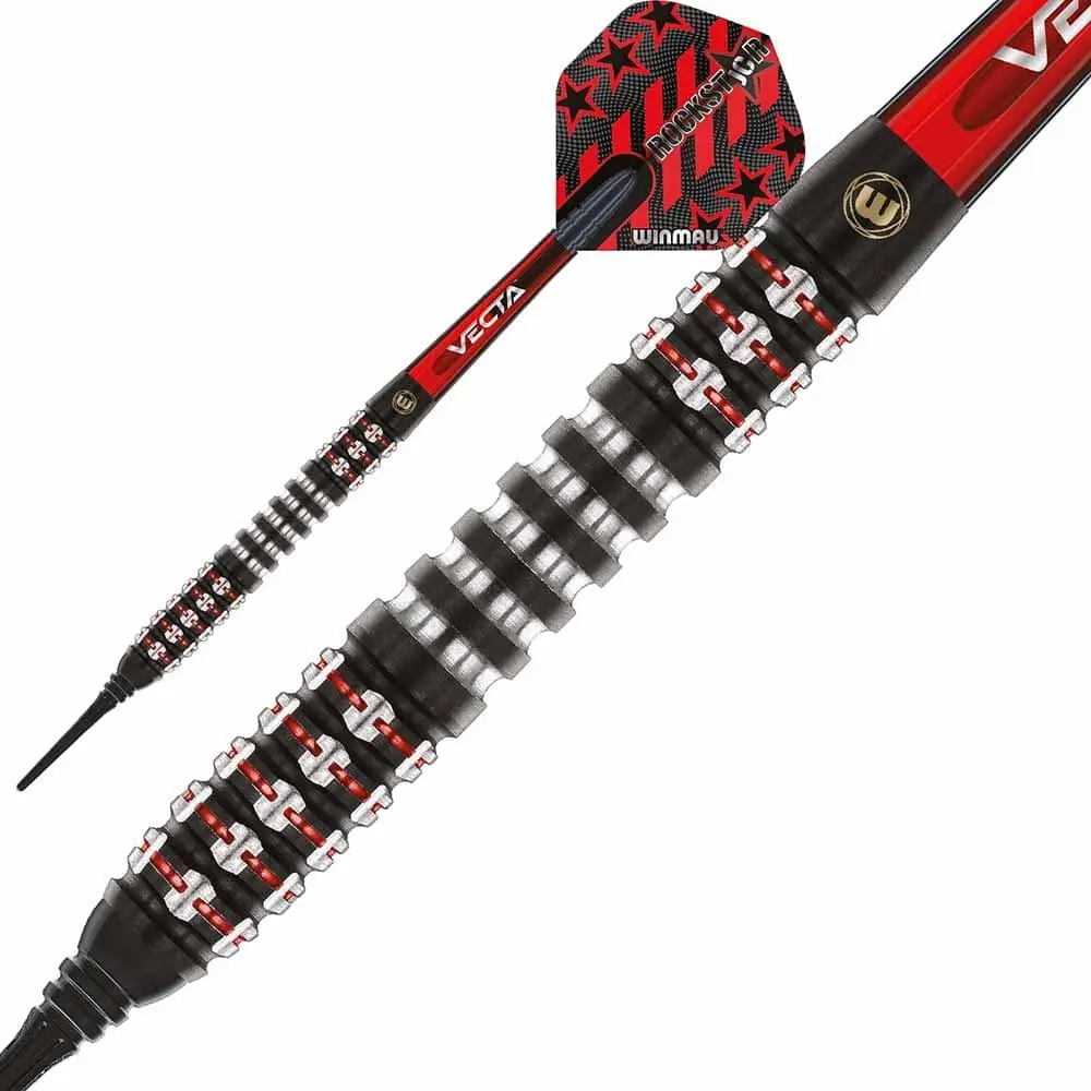 Dardos Winmau Joe Cullen Ignition Series 20 90% Tungsteno 20g Profesionales vista 4