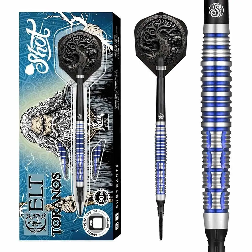 Dardos Shot Celt Toranos SH- 90% Tungsteno 18g Profesionales vista 3