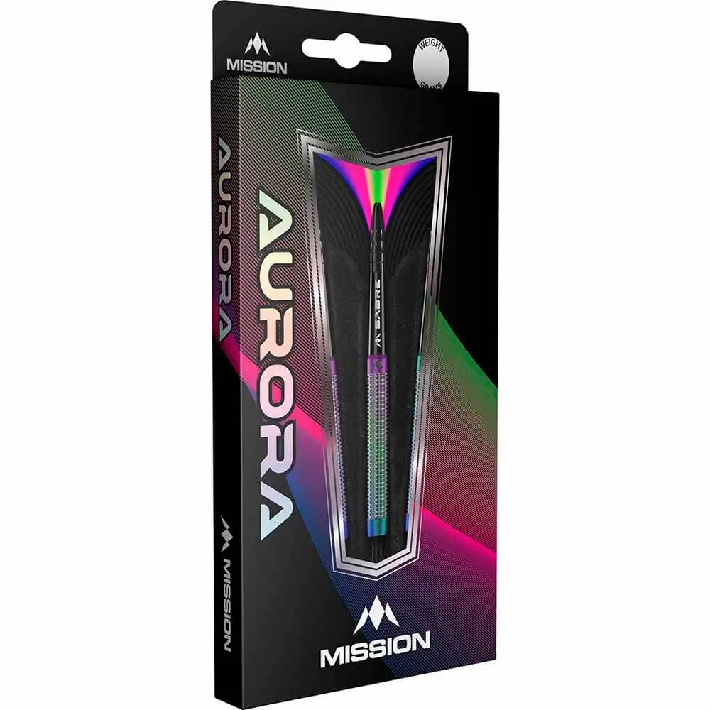 Dardos Mission Aurora Coral PVD 90% Tungsteno 18g Profesionales vista 4