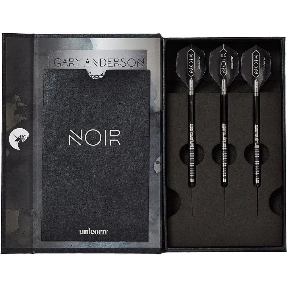 Dardos Unicorn Noir Gary Anderson Phase 5 80% Tungsteno 20g Alto Rendimiento vista 4