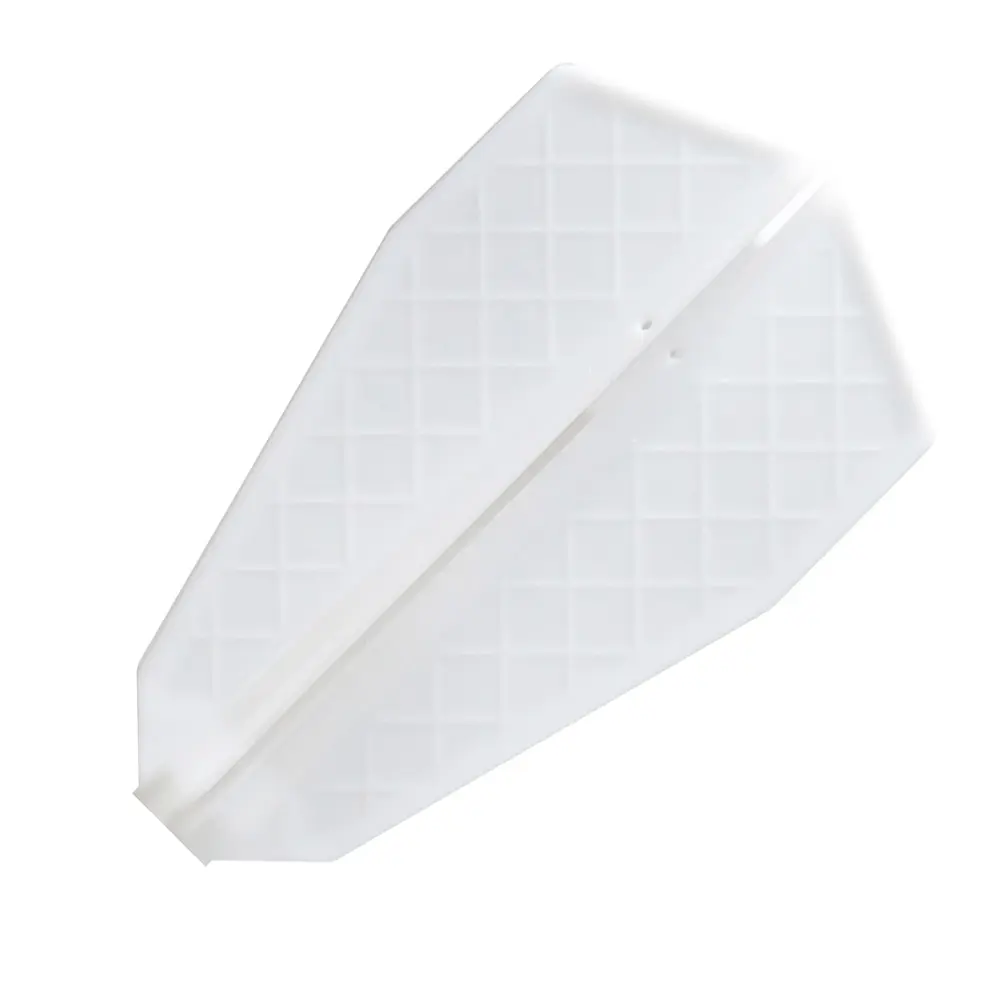 Plumas Cosmo Darts Flights Flight Pro S-1 White vista 3