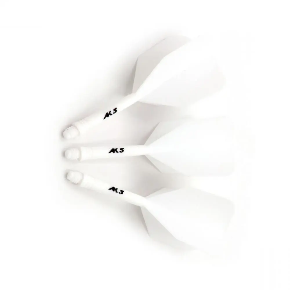 Plumas Cuesoul Flights AK5 Shape L BlancaCSAK-58YS-L vista 2