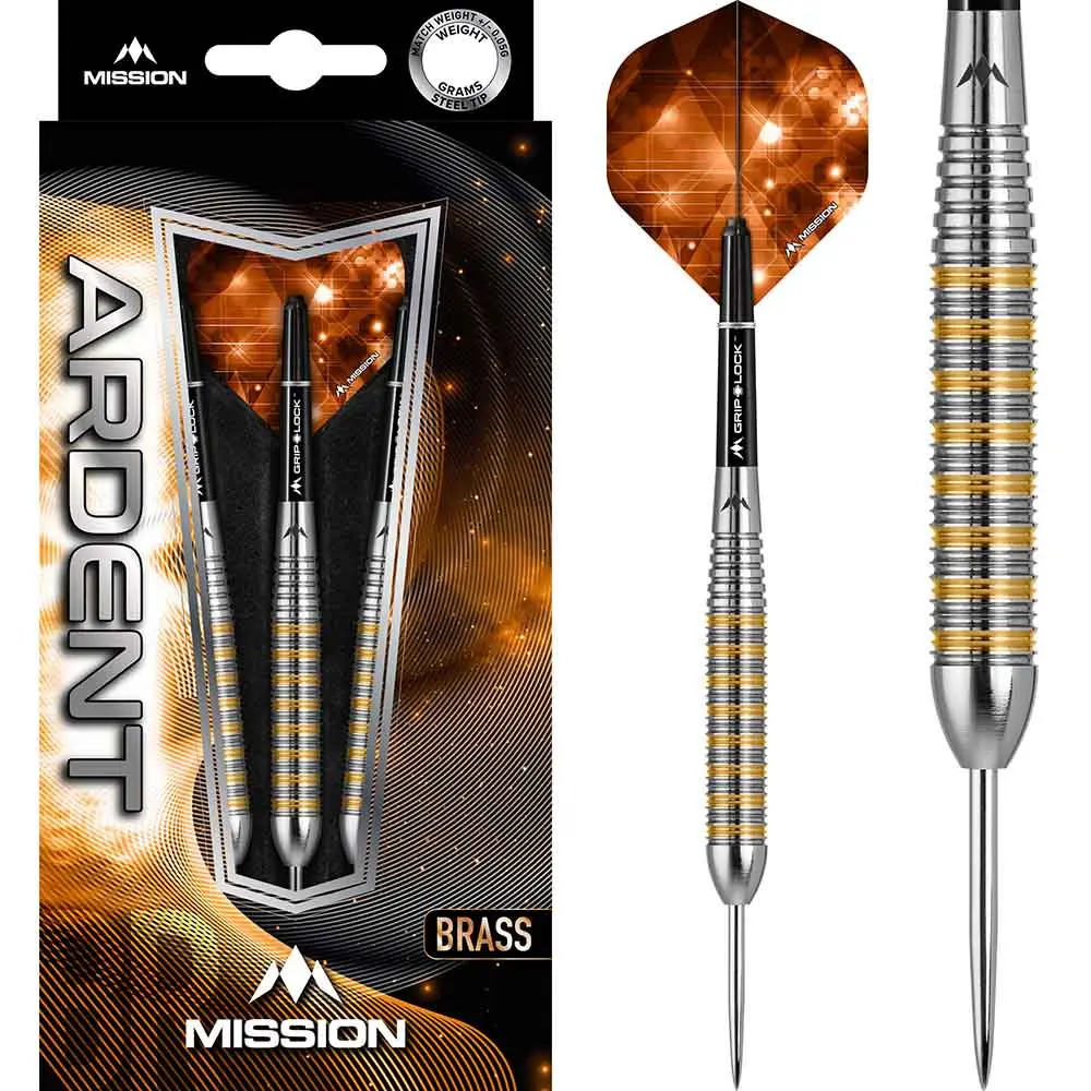 Dardos Ardent M2 Mission Laton Ring Grip 24g Punta AceroD5414 vista 3