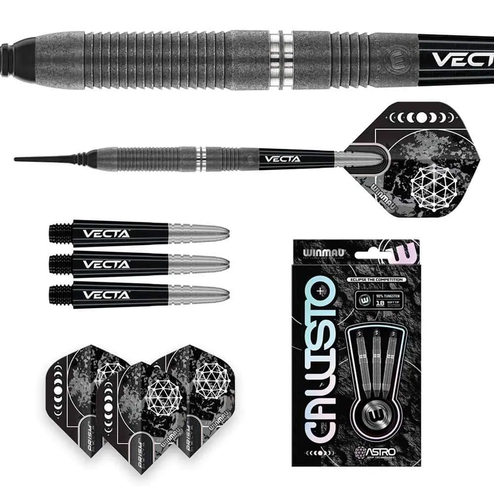 Dardos Winmau Callisto 3 Bomb 20 90% Tungsteno 20g Profesionales vista 4
