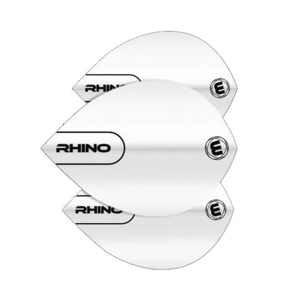 Pluma Winmau Darts Rhino Oval Blanco6906.101 vista 3