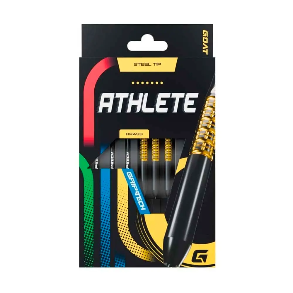 Dardos GOAT Athlete Yellow Steel Latón 12g vista 6