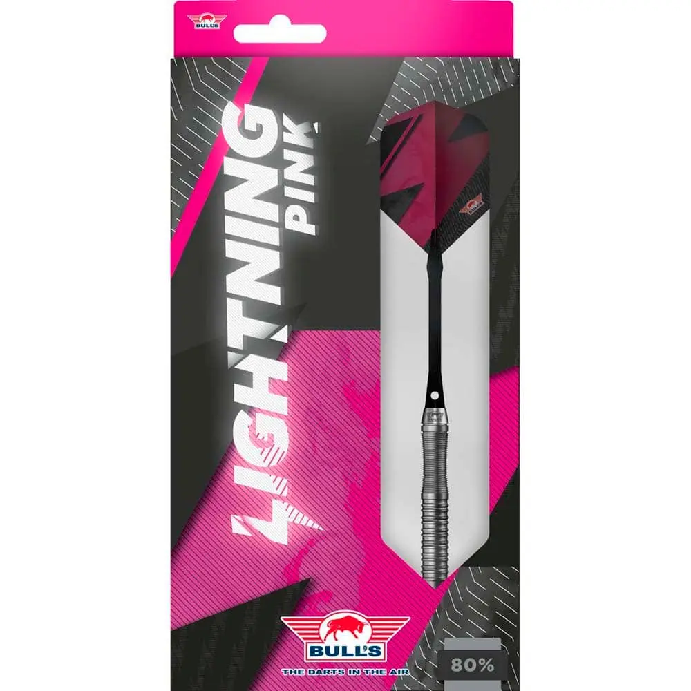 Dardos Bulls DE Lightning Pink 80% Tungsteno 19g Alto Rendimiento vista 5