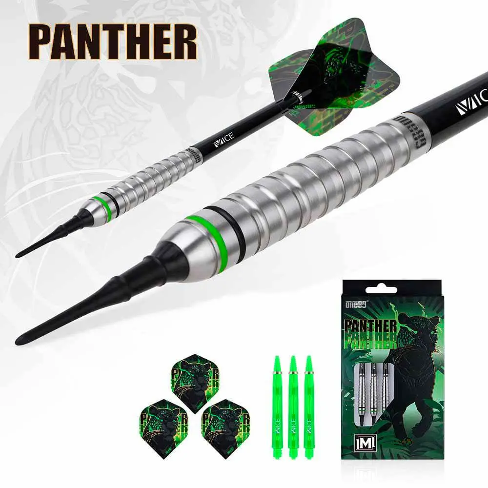 Dardos One80 Panther M P.Plastico 80% Tungsteno 20g Alto Rendimiento vista 3
