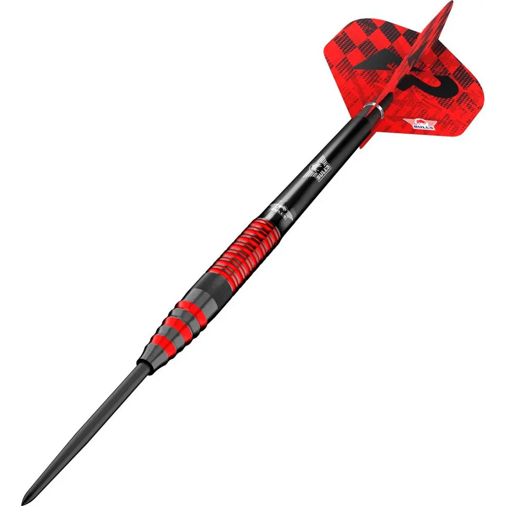 Dardos Bulls Florian Preis Steeltip 90% Tungsteno 23g Profesionales vista 2